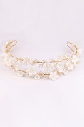 White Flowers Bridal Headpieces