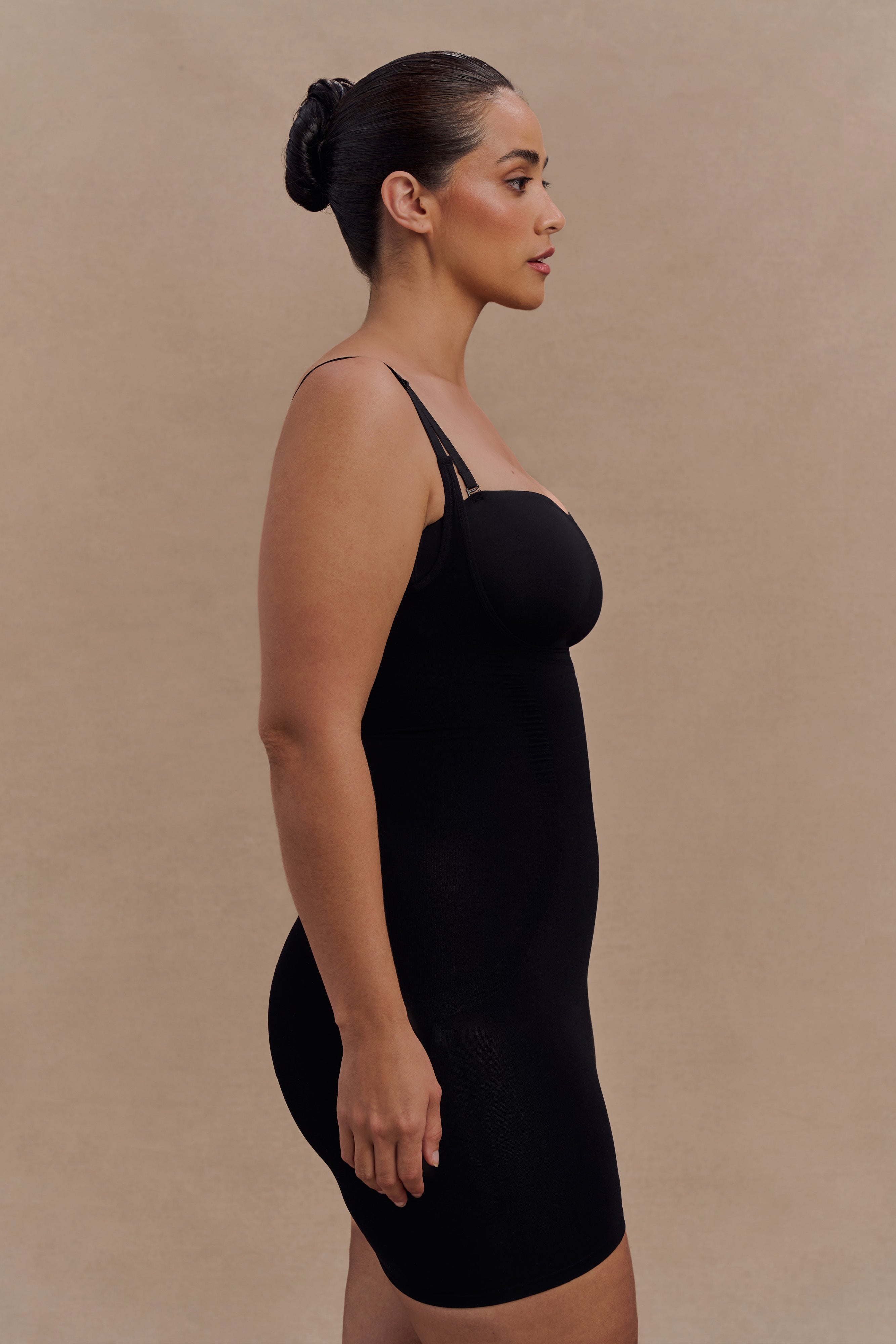 Jocelyn Backless Shapewear Mini Dress - Black