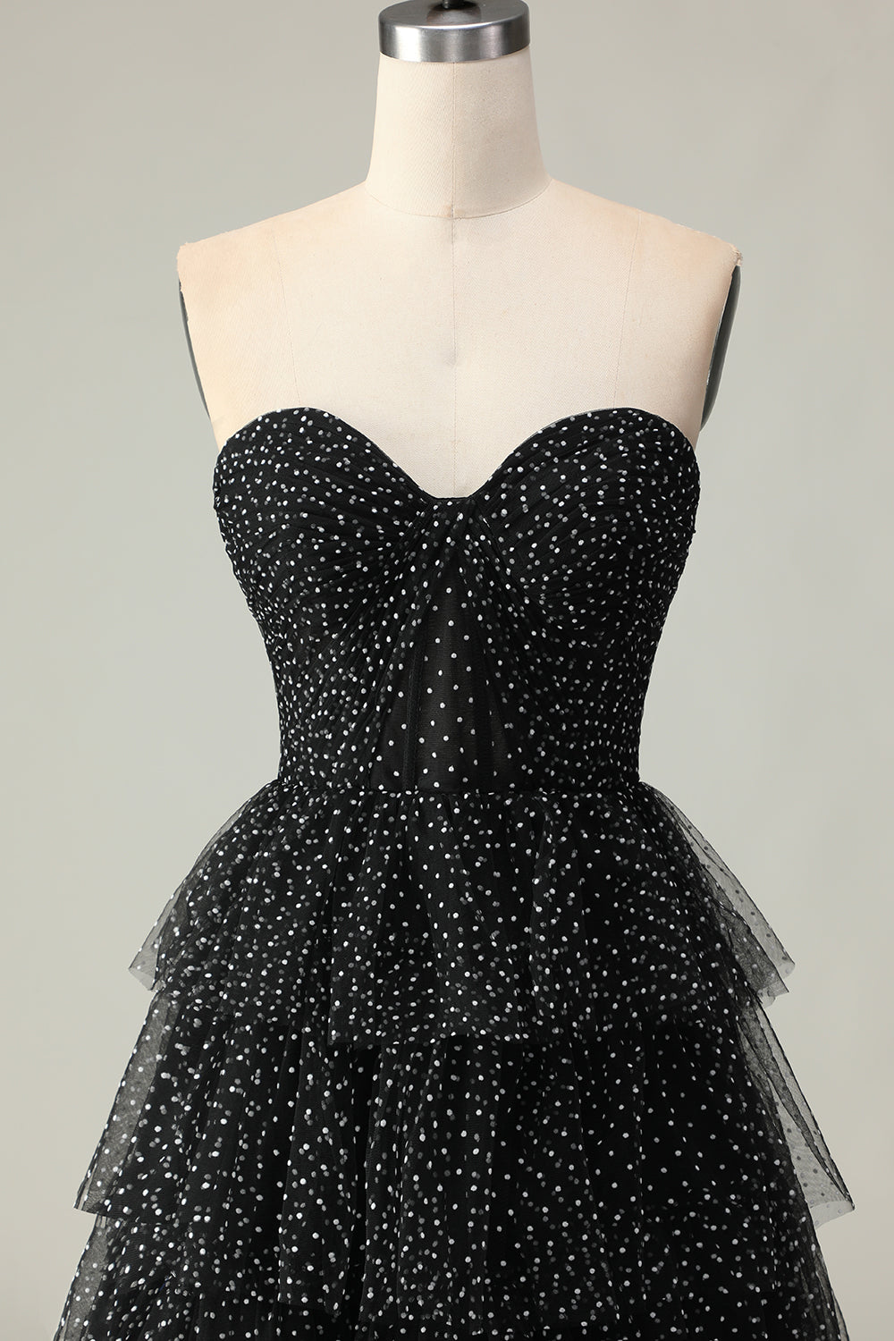 Light Green Sweetheart Corset A-Line Prom Dress With Ruffles