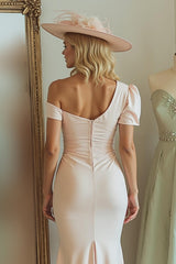 Mermaid Candy Pink Midi Midi Mother Of The Bride Dress