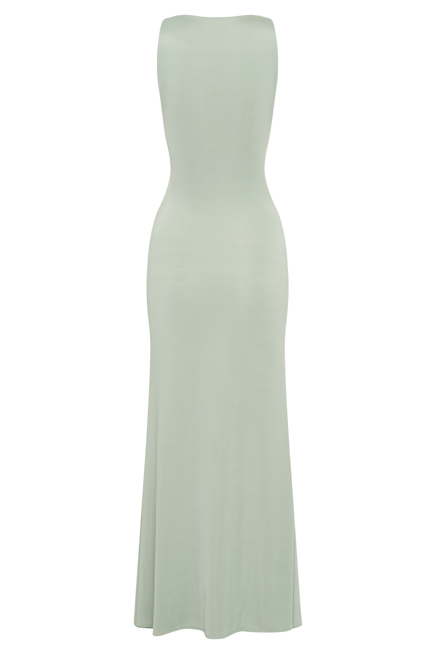 Beck Plunge Maxi Dress With Floral Hardware - Basil