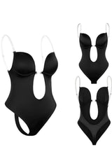 Apricot Cut-Out Push-Up Tummy Control Shapewear