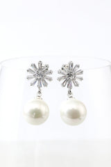 Flowers Pearl Earrings
