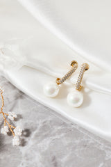 Pearl Water Drop Earrings
