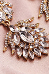 Simple Rhinestone Bridal Earrings